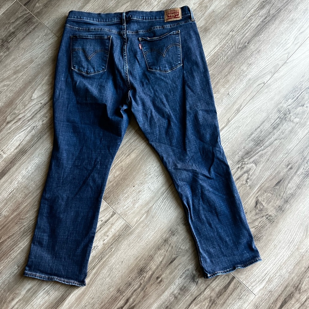 Levi’s classic straight jeans with stretch size 18 W great condition - Picture 11 of 11